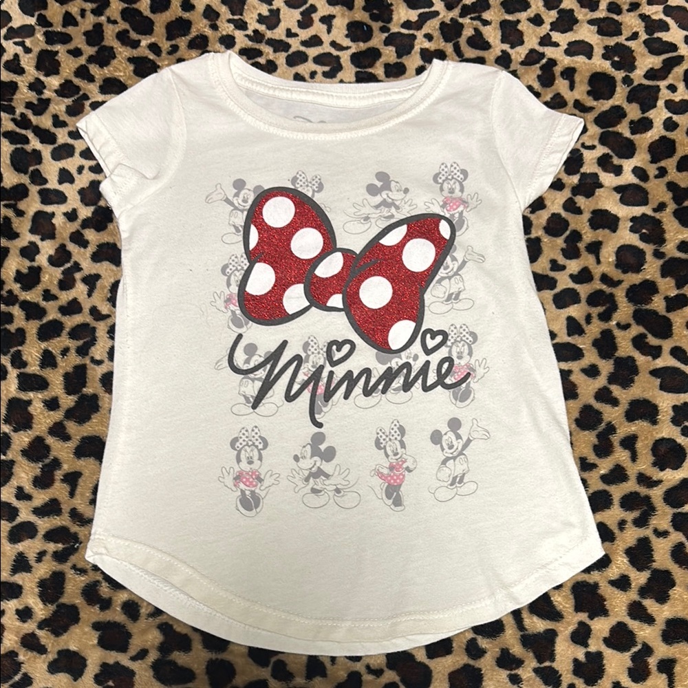 Minnie Mouse White Kids T-Shirt